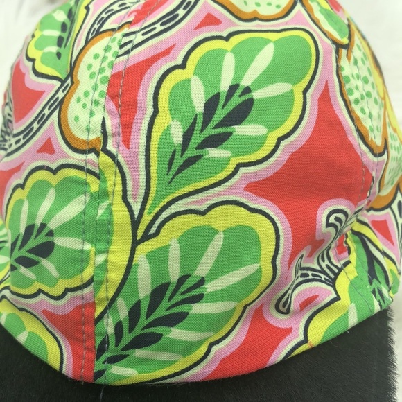 YESTADT MILLINERY  PONYBOY FLORAL BASEBALL CAP HAT main image 5